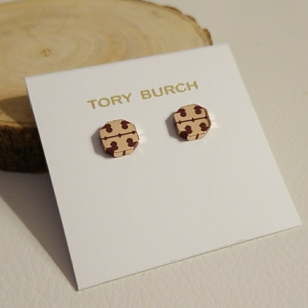 Tory Burch enamel earrings